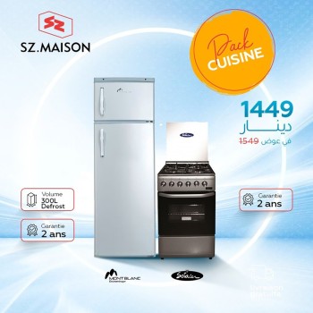 Réfrigérateur Montblanc 300L - Defrost / Plaque Sotacer Inox