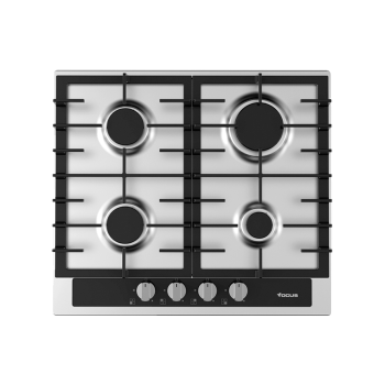 Plaque Encastrable FOCUS à Gaz et Electrique - 60CM - INOX