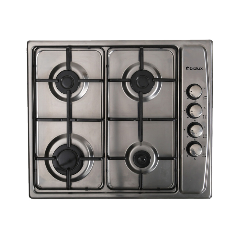 Plaque de cuisson Encastrable BIOLUX - 4 FEUX - 60CM - INOX