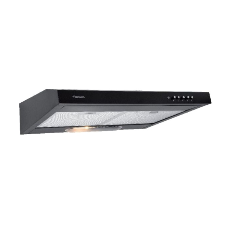 Hotte Casquette Focus F.602B / Noir / 60 cm